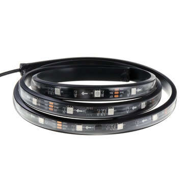 DC12V RGBW Flow LED Under Car Tube Strip Light APP Wireless Control Waterproof Underglow Body Lamp K