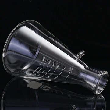 1000mL Filteration Buchner Funnel Kit Vacuum Suction Glass Flask Apparatus