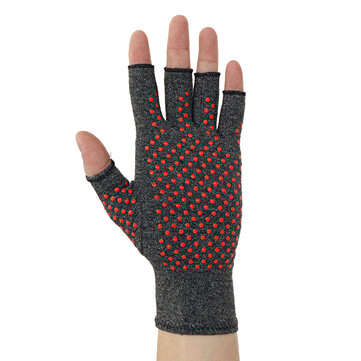 1 Pair Compression Arthritis Gloves Arthritic Joint Pain Relief Hand Gloves Therapy Open Fingers Com