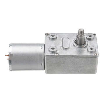 MACHIFIT JGY370 Worm Gear Motor DC 6V 55rpm Reduction Reversible Self-Locking Motor