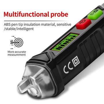 ANENG VC1010+ Digital Voltage Detector Meter Intelligent Non-contact Pen Alarm AC Test Pen Sensor Te