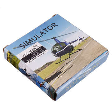 8 IN 1 RC USB Flight Simulator Dongle for Phoenix/G7/DRL/DCL/Freerider/Liftoff Compatible FlySky Rad