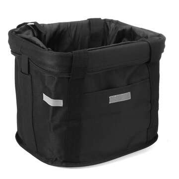 Folding Front Basket Waterproof Handlebar Box Pet Carrier Frame Bag For Electirc Scooter Bicycle Bik