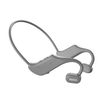 Bakeey DYY-5 Headset bluetooth 5.0 Ear Hook Headphones Handsfree Calling Waterproof... (COLOR: GREY)