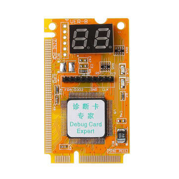 3 in 1 Mini PCI/PCI-E Card LPC PC Laptop Analyzer Tester Module Diagnostic Post Test Card Board