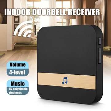 Bakeey Indoor Receiver Wireless Doorbell US Plug Ding Dong for Smart WiFi Video Doorbell Accessories