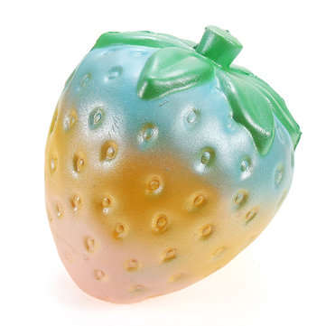 NO NO Squishy Rainbow Colorful Strawberry Jumbo Slow Rising With Packaging Collection Gift Toy
