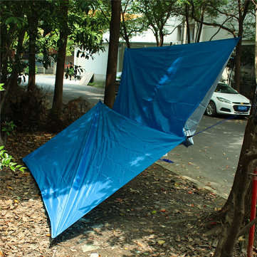 300CM X 300CM Outdoor Hammock Havelock Sunshade Canopy Sun Shelter Tent Shading Travel Camping Hikin