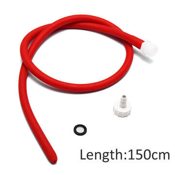 50/100/150cm Long Enema Tube Cleaner Douche Soft Silicone Latex Nozzle Cleaning Sil... (SIZE: 150CM)