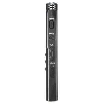 8GB Portable Rechargeable LCD Digital Audio Voice Recorder Dictaphone With MP3 Play