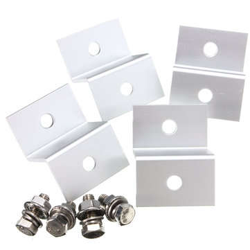 4Pcs Z-anglE-mount Style Bracket Aluminium Solar Panel Mounting Clip For Solar Panel