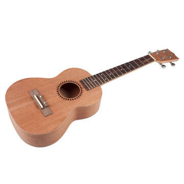NAOMI DIY Ukulele 26 Inch Ukelele Hawaii Guitar DIY Kit Sapele Wood Body Rosewood Fingerboard W/ Peg