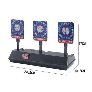 Auto-Reset Electric Scoring Shooting Target with Light and Sound Scoring Practice Target for Nerf To