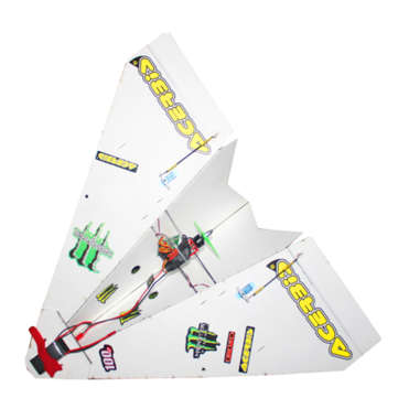 550mm Wingspan DIY Magic Board Paper RC Airplane RC Plane PNP for Beginner