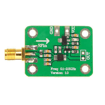 0.1 - 2.5GHz RF Power Meter Logarithmic Detectoration Assortment Logarithmic Detector Power Detectio