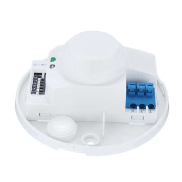 AC220-240V Radar Body Sensor Switch Automatic Light Control Intelligent Adjustable For Corridor Home
