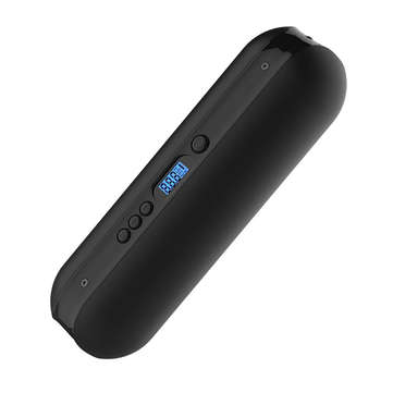 CYCPLUS A2 150PSI Black Accuracy Control LCD Display 2000mAh Power Bank LED Emergency Flashlight Int