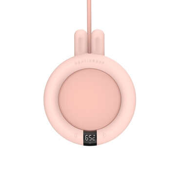 20W Heat Mat LED 3 Gear Temperature Touch Control Thermostatic Cup Warmer Pad Coff... (COLOR: PINK2)