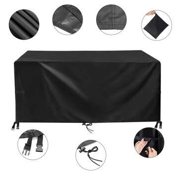 600D Oxford Camping Furniture Covers Sofa Table Anti-UV Dust-proof Protector Fits to 8-10 Seat Garde