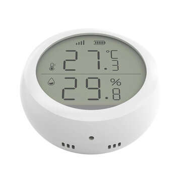 Bakeey Tuya Zigbee WIFI Wireless Smart Temperature and Humidity Sensor  LCD Screen Use With Gateway