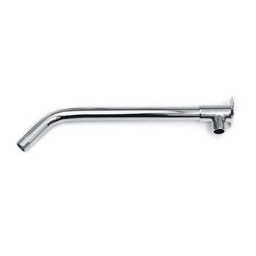 265mm Wall Mounted Shower Arm Bottom Entry Shower Head Extension Arm W/Screws Base