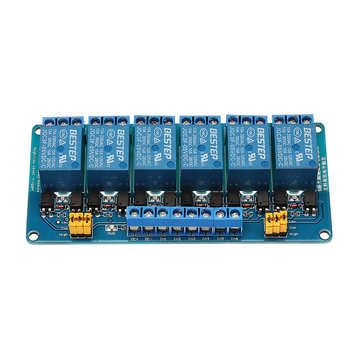 6 Channel 5V Relay Module High And Low Level Trigger BESTEP for Arduino - products that work with of
