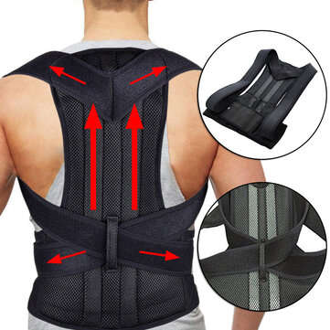 Adjustable Humpback Posture Corrector Wellness Healthy Brace Back Belt Support Shoulder... (SIZE: L)