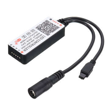 Smart WiFi 5Pin RGBW LED Strip Controller+32Keys Remote Control Work With Amazon Alexa Google Assist