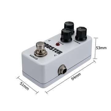 KOKKO FBS2 Mini Booster Pedal Portable 2-Band EQ Guitar Effect Pedal High Quality Guitar Parts & Acc