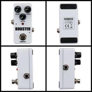 KOKKO FBS2 Mini Booster Pedal Portable 2-Band EQ Guitar Effect Pedal High Quality Guitar Parts & Acc