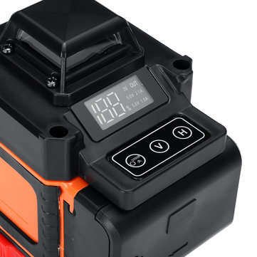 4D 16 Lines Laser Level Green Light Self Leveling 360 Rotary Measuring w/ RC