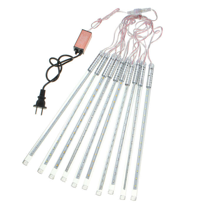 10 Tube 30CM LED Meteor Shower Rain Fall Outdoor Christmas Xmas String Tree Light