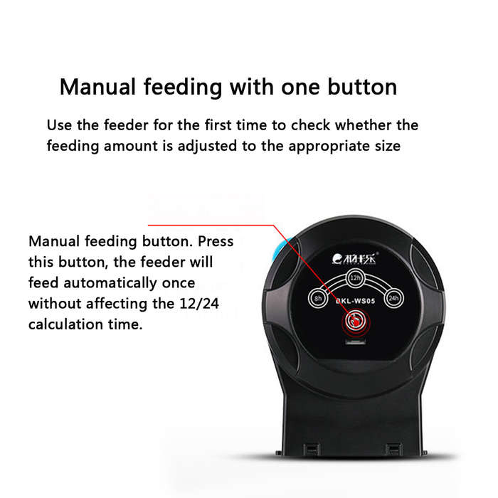 Automatic Feeder Food Dispenser USB Rechargeable for Aquarium Fish Shr