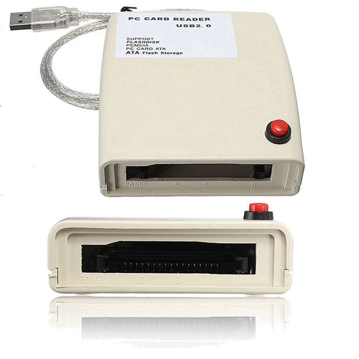 ATA PCMCIA Card Reader USB2.0 to 68 pin ATA PCMCIA Flash Disk Memory Card Adapter Converter