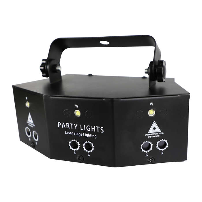 Laser LED Light Remote 9-EYE RGB DMX Projector Strobes DJ KTV Disco St