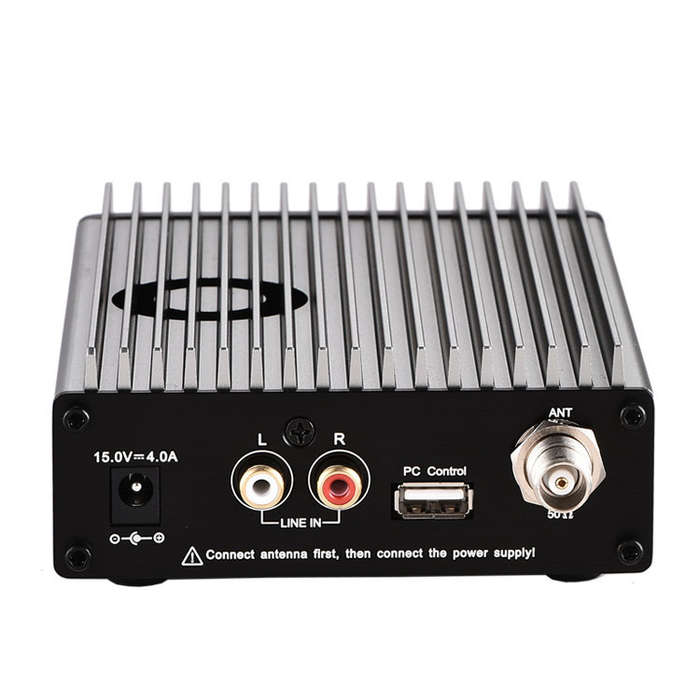 CZERF Stereo PLL FM Transmitter CZE-15B 0.3-15W Wireless Broadcast Radio Station Adjustable (Type A)