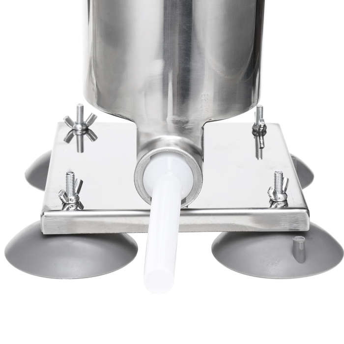 New Vertical Sucker 4L Stainless Steel Sausage Filler Sausage Maker Sausage Syringe Meat Tool
