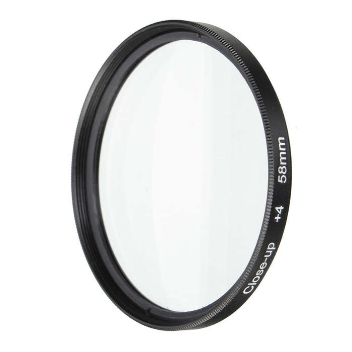 Universal 58Mm Macro Close Up Filter Lens Kit +1 +2 +4 +10 For 58Mm Camera Lens