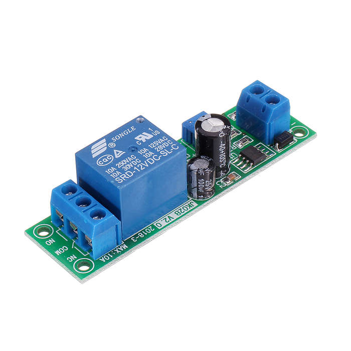 3pcs JK02B 12V DC Delay Relay Module 0-200S Adjustable Delayed Closure Time