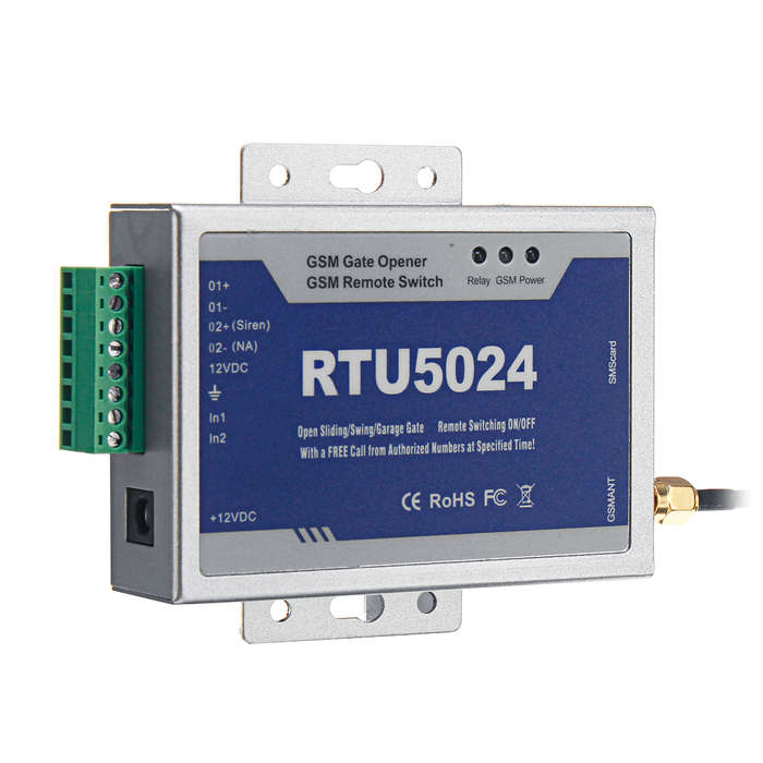 RTU5024 GSM Door Gate Opener Wireless Remote Control Switch 119inch An