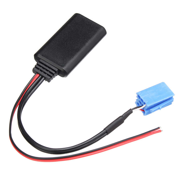 Biurlink Car Radio Bluetooth MINI ISO 8Pin Plug Wireless Aux-in Adapter Cable for Volkswagen Blapunk