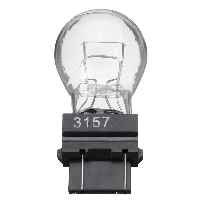 T25 3157 P27/7W Halogen Lights Bulb Tail Brake Backup Reverse Turn Signal Lamp Warm White 1PCS