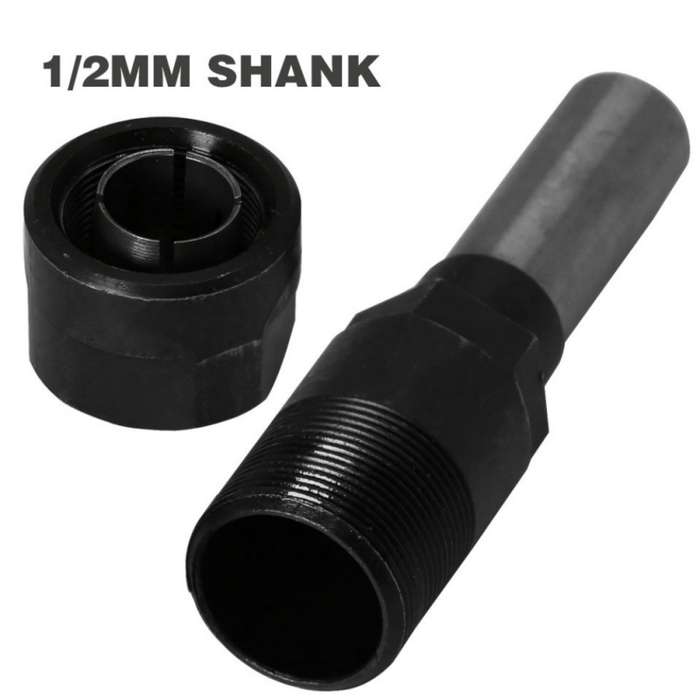 Router Bit Extension Rod Adapter Woodworking CNC Milling Bits Extension Rod (2 Inch)