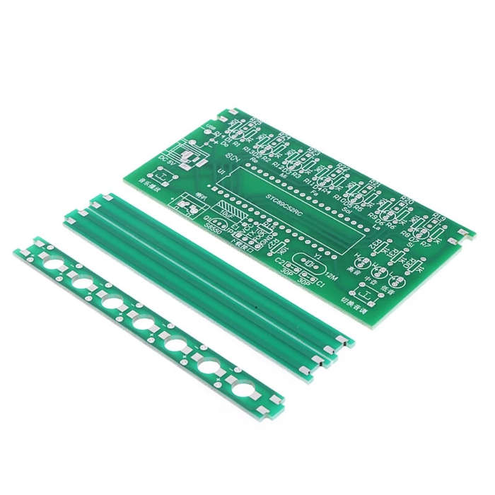 DIY Kit - STC89C52 Electronic Harp Interactive Sound Generation High Bass Switch Illuminated Strings