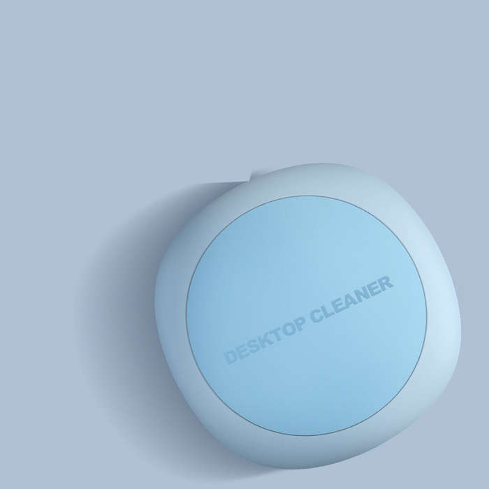 Blue - High-Power Cordless Handheld Vacuum Cleaner Portable Desk Keyboard Dust Collector Handheld St