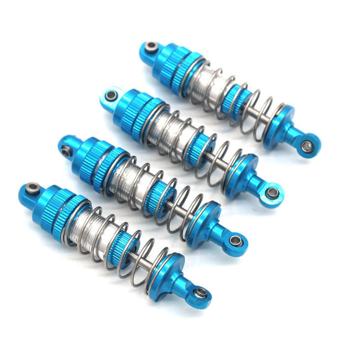 Purple - 4PCS Upgraded Metal Parts Oil Filled Shock Asborbers Damper for MNRC MN128 MN86s G500 1/12