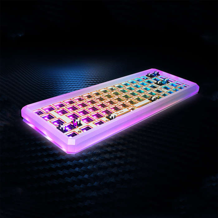 SKYLOONG GK68X Keyboard Kit Hot Swappable NKRO RGB Wired bluetooth Dual Mode PCB Mounting Plate Case