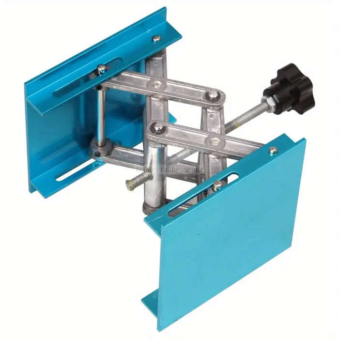 Blue - 100x100mm Aluminum Alloy Lab Jack Stand Table Lift Laboratory Support Jack Platform Lab Lift