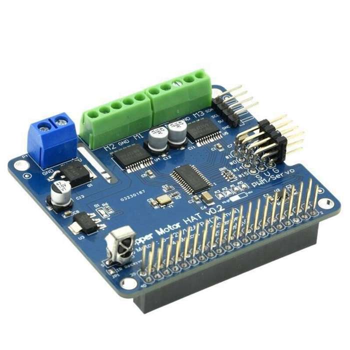 Board Only - Raspberry Pi 4B/3B Robot Expansion Board V2 Stepper Motor/Motor/Servo Driver Board