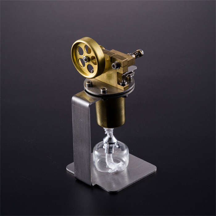 Copper - STARPOWER QX-M-ZQJ-06 Mini Copper Boiler Steam Engine Stirling Engine Model Physics Experim